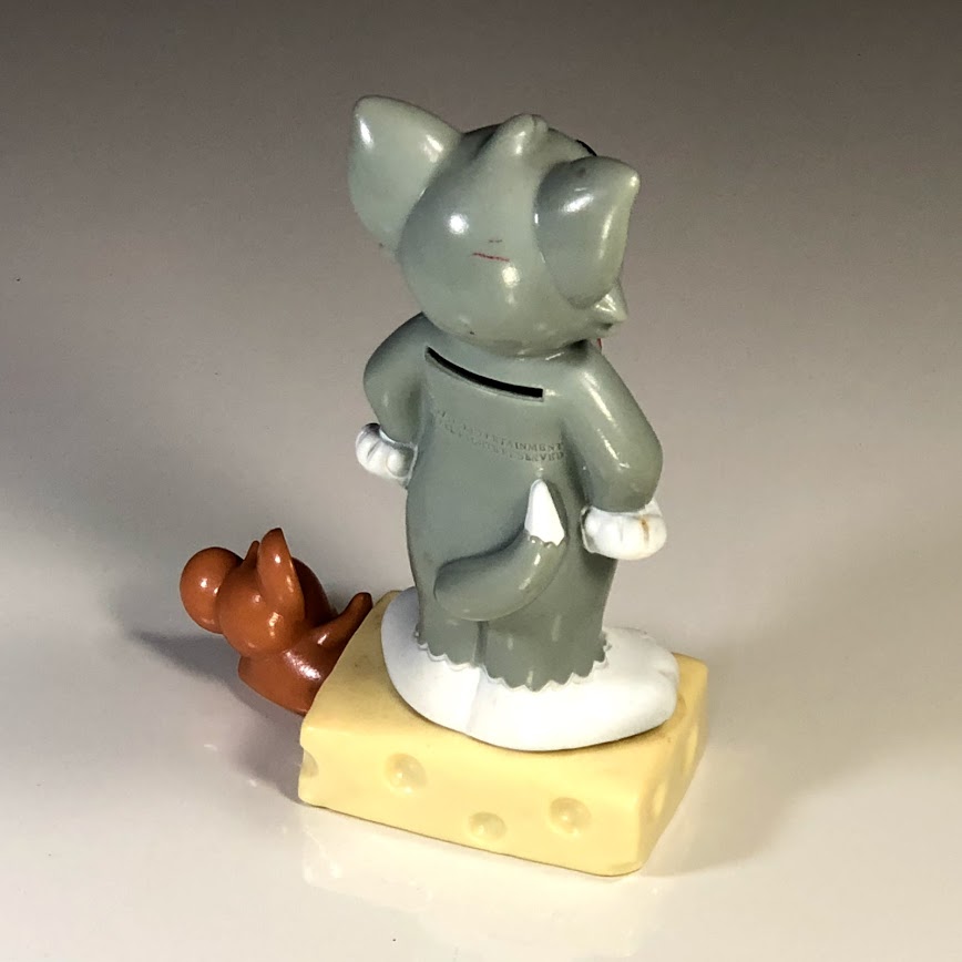 昭和レトロ 十六銀行Tom&Jerry創立110周年ソフビ貯金箱非売品