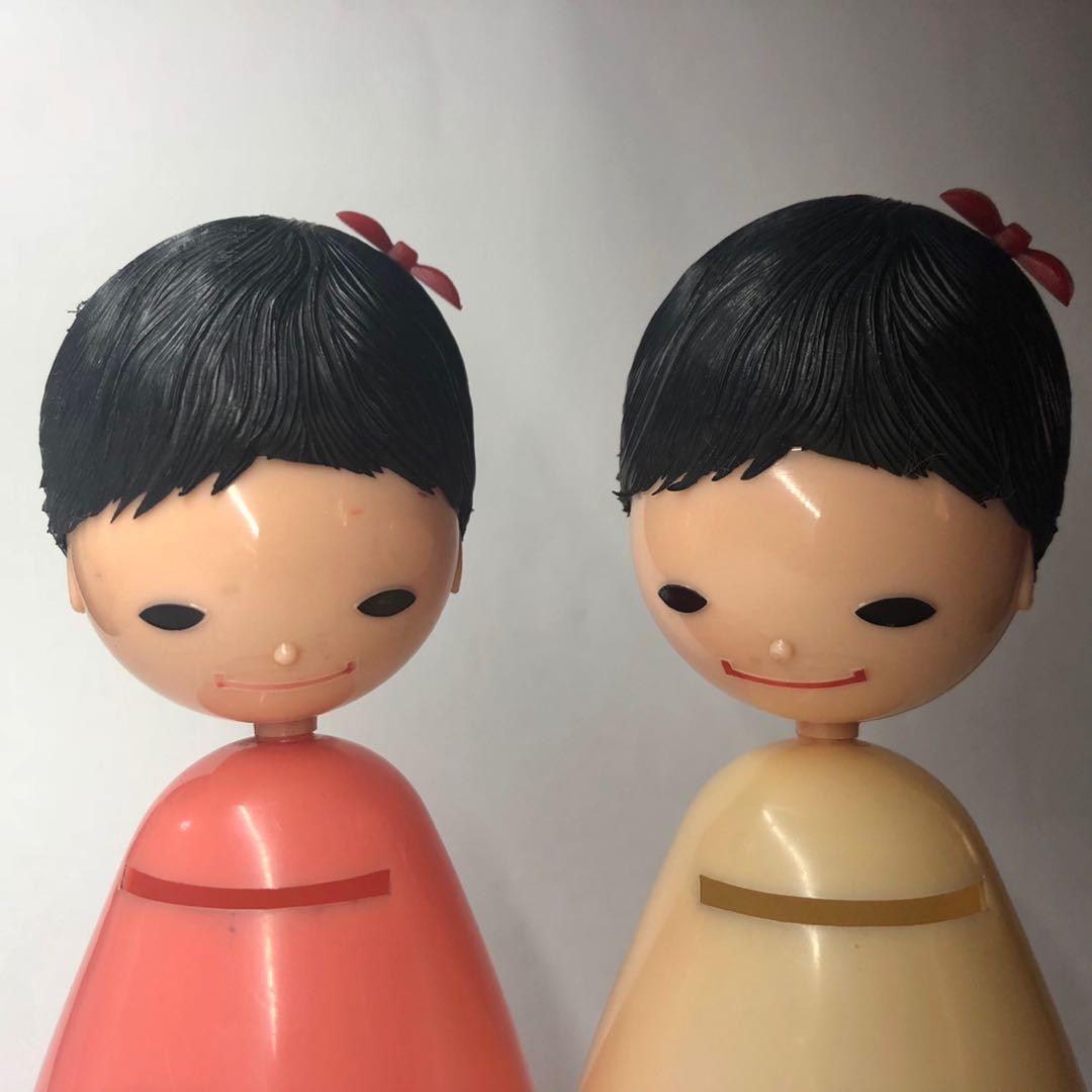 住友信託銀行昭和40年創立40周年貯金箱こけし風 : 昭和レトロ