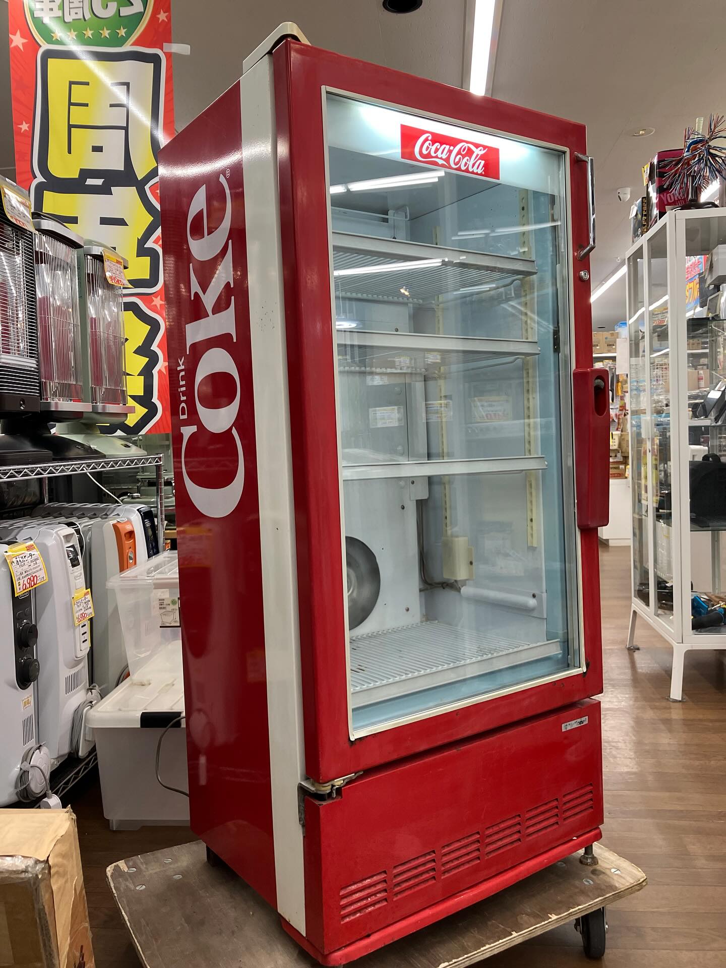 コカコーラ 冷蔵ショーケース レトロ 入荷！！ | リユース