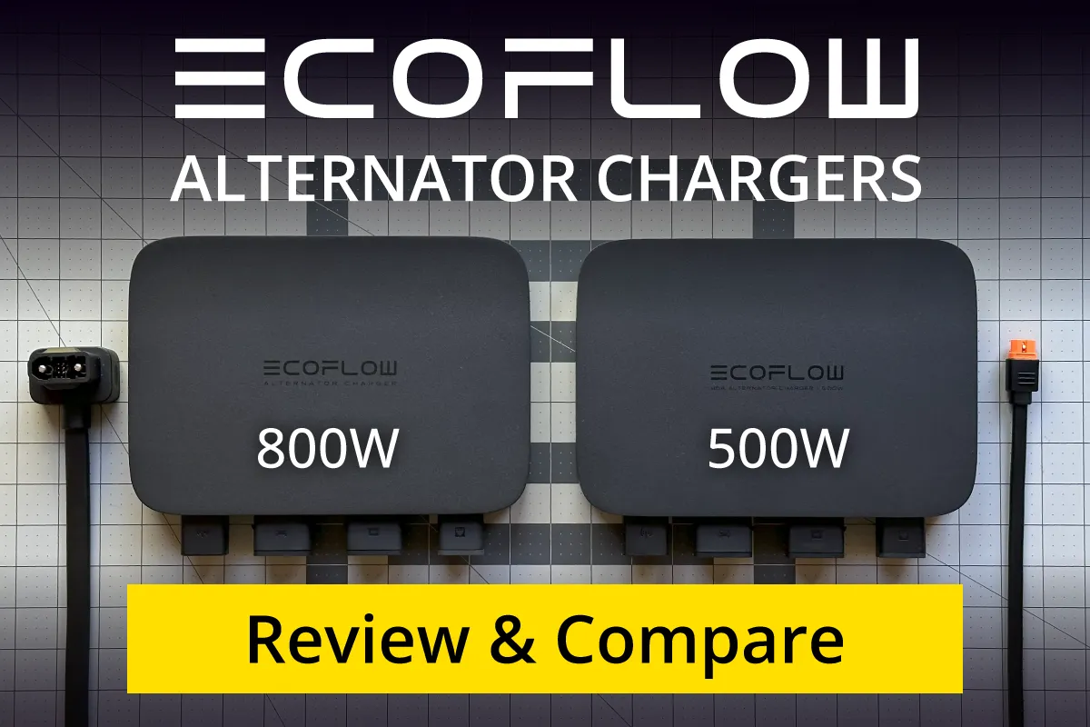 EcoFlow Alternator Charger Compatibility: 500W & 800W Models