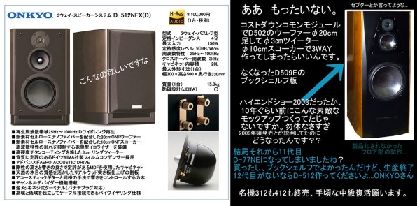 ONKYO D-112NFX(D) [ブラウン ペア]投稿画像・動画 - 価格.com