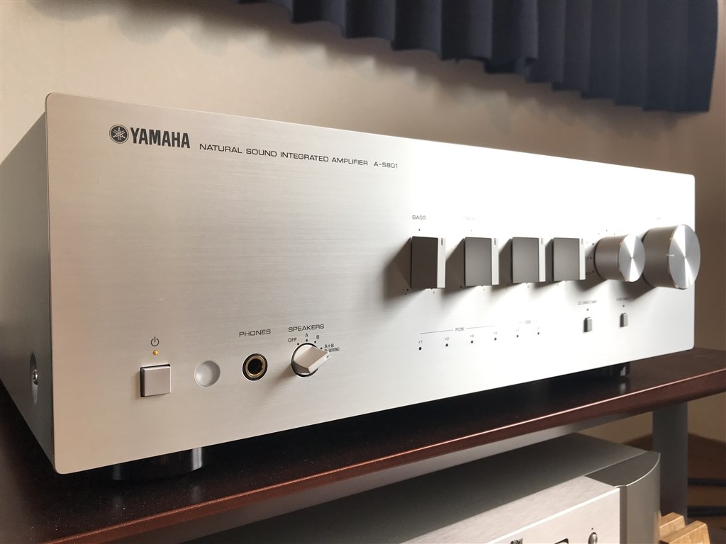 同価格帯では無敵（追記あり）』 ヤマハ A-S801(S) [シルバー