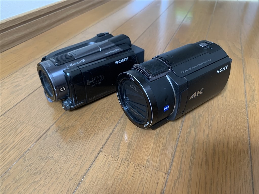 Handycamの進化に感動！』 SONY FDR-AX45 (B) [ブラック] adidas大好き