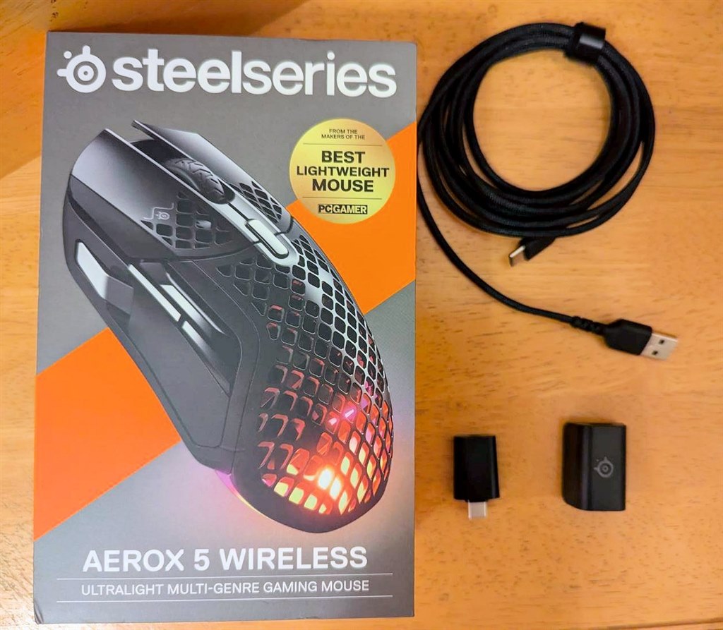 ゲーミングマウスのベンチマークモデル』 steelseries Aerox 5