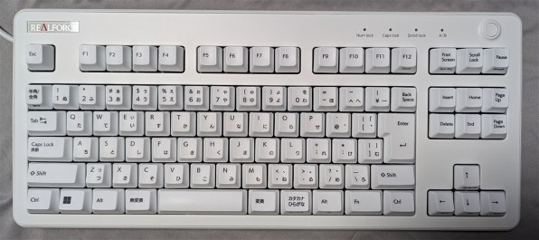 東プレ REALFORCE R3 R3UC21 [スーパーホワイト/スーパーホワイト