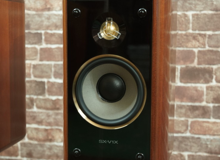 VICTOR SX-V1X M ビクターオブリコーン スピーカーシステム 無垢