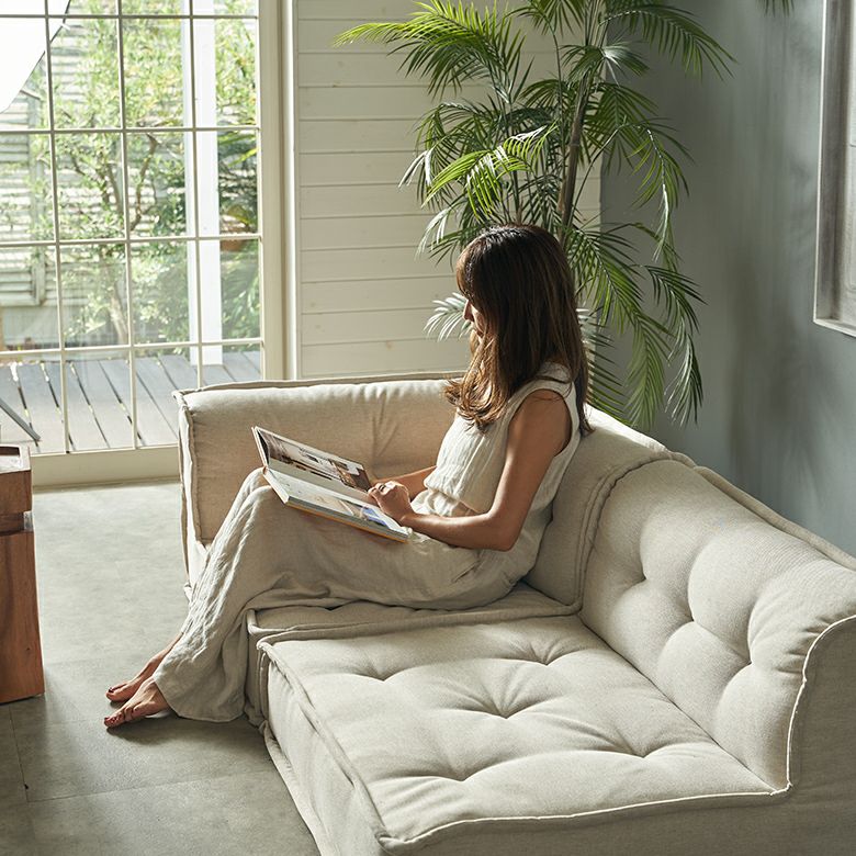 グランエット（Gran ette） フロアソファ 背もたれなし [67200] | バリ