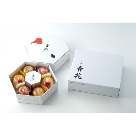 フルーツゼリー寄せ 6個入｜京都吉兆の通販・お取り寄せなら【ぐるすぐり】