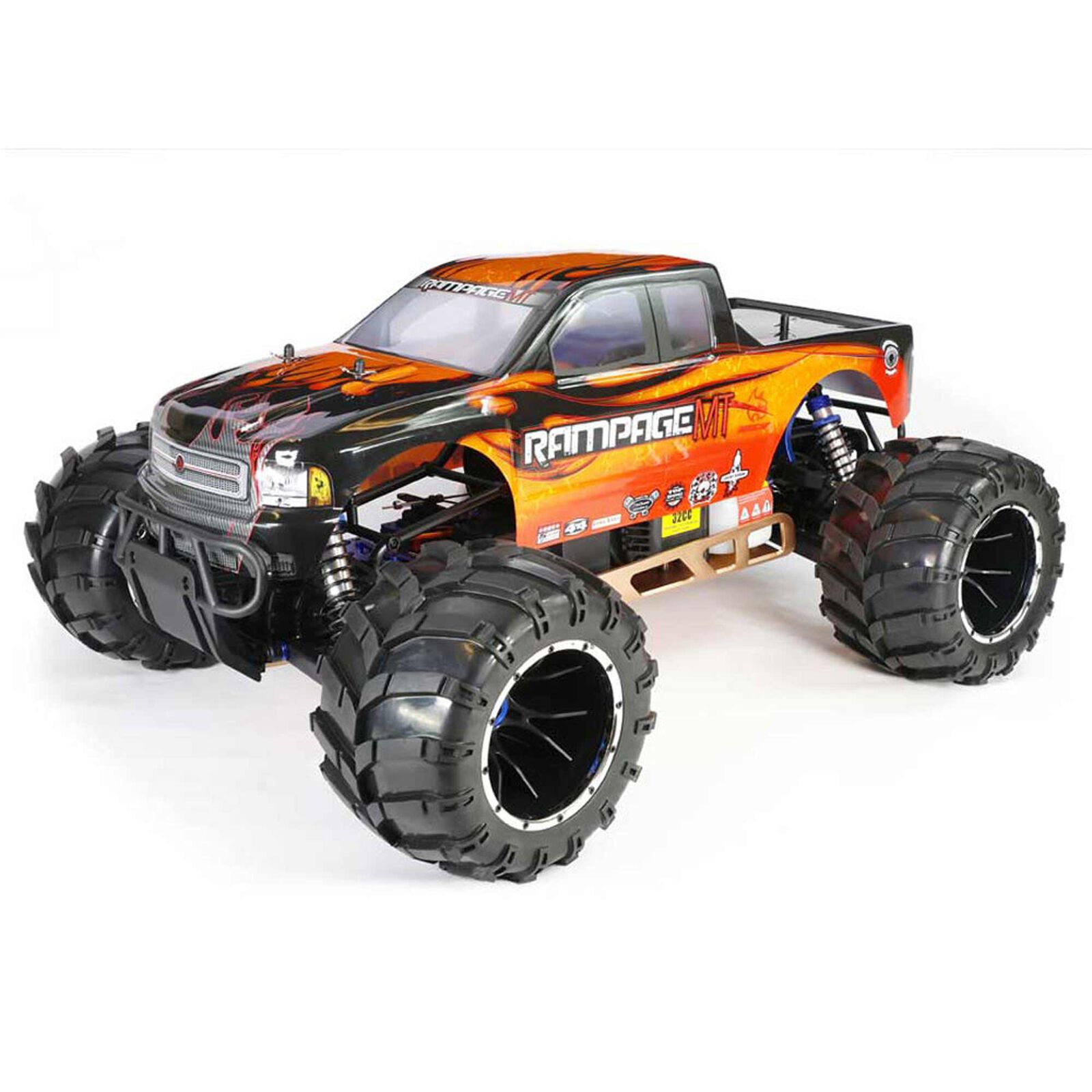Redcat Racing 1/5 Rampage MT V3 4X4 Gas Monster Truck RTR Orange