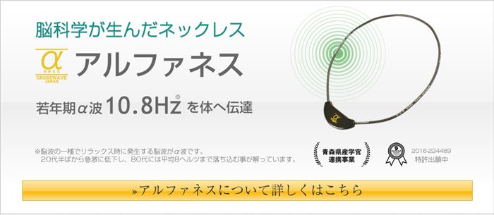 アルファネス・脳科学が生んだネックレス | 林檎夢舎 りんごむしゃ