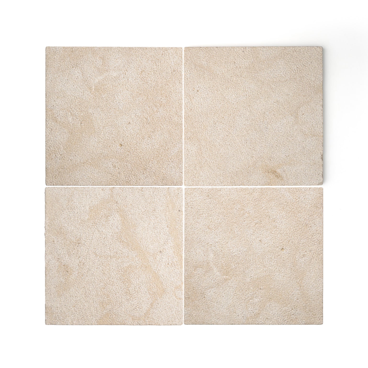 Azru Sand 18X18 Moroccan Limestone | Hammered & Tumbled