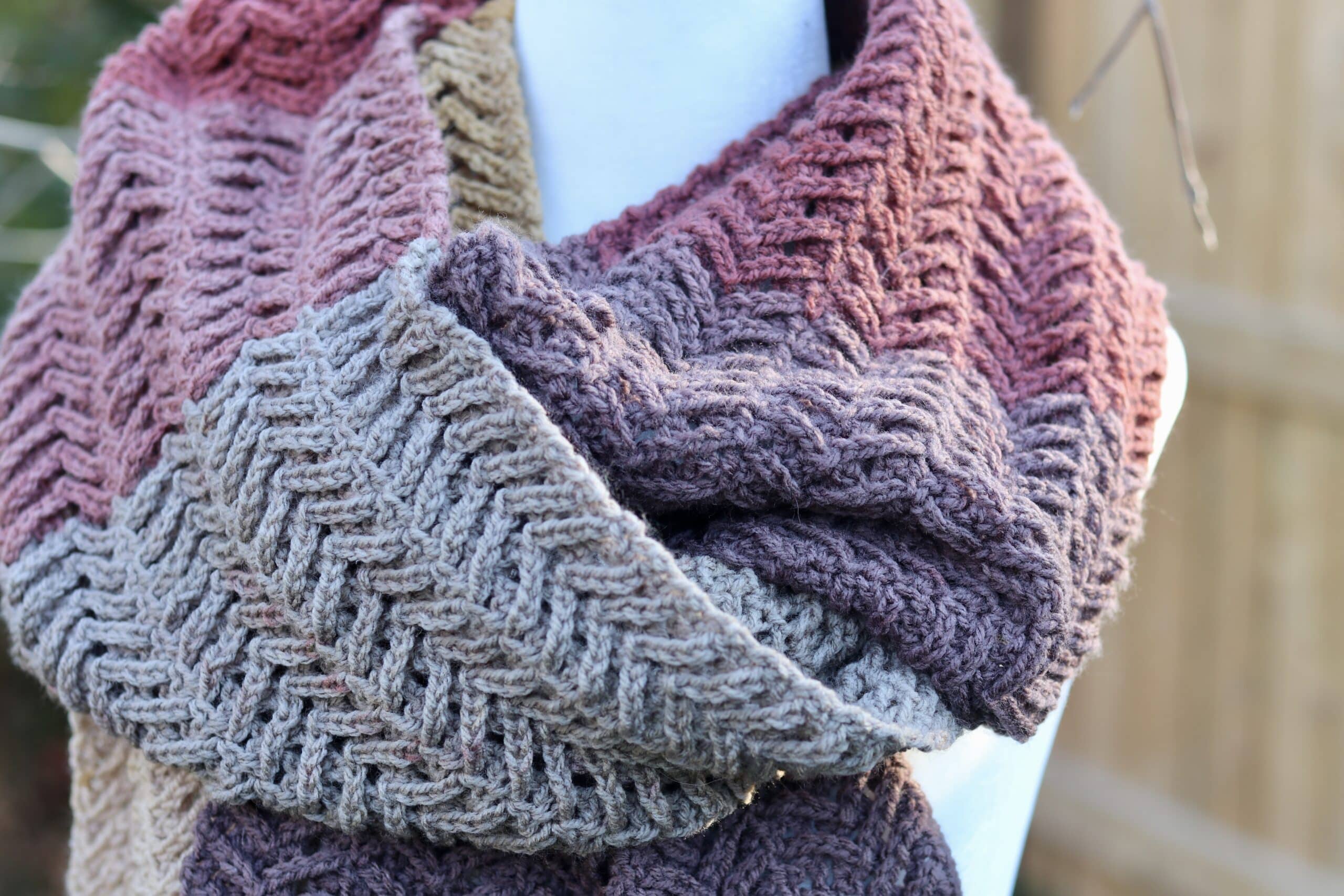 Happy Trails Scarf Crochet Pattern | Rich Textures Crochet