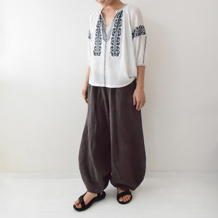 チャレンジ】No.115 あくびちゃんパンツ | 生地と型紙のお店 Rick Rack