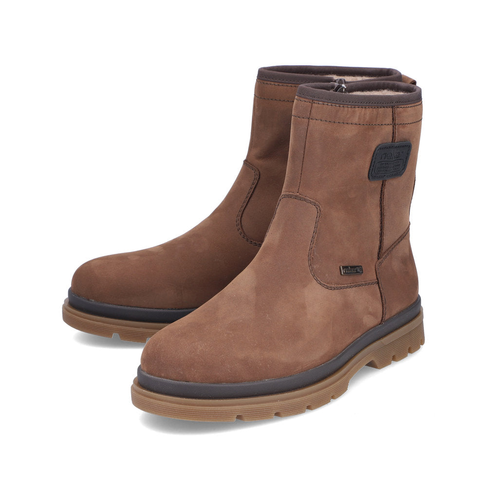 Rieker Men's Real Leather Wide Boots | F7070 – Rieker Shoe Canada