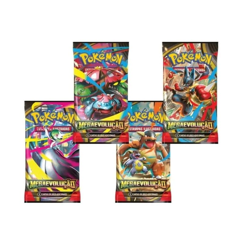 Caixa Pokémon - 36 Booster Mega Evolução | Copag - PBKIDS Brinquedos