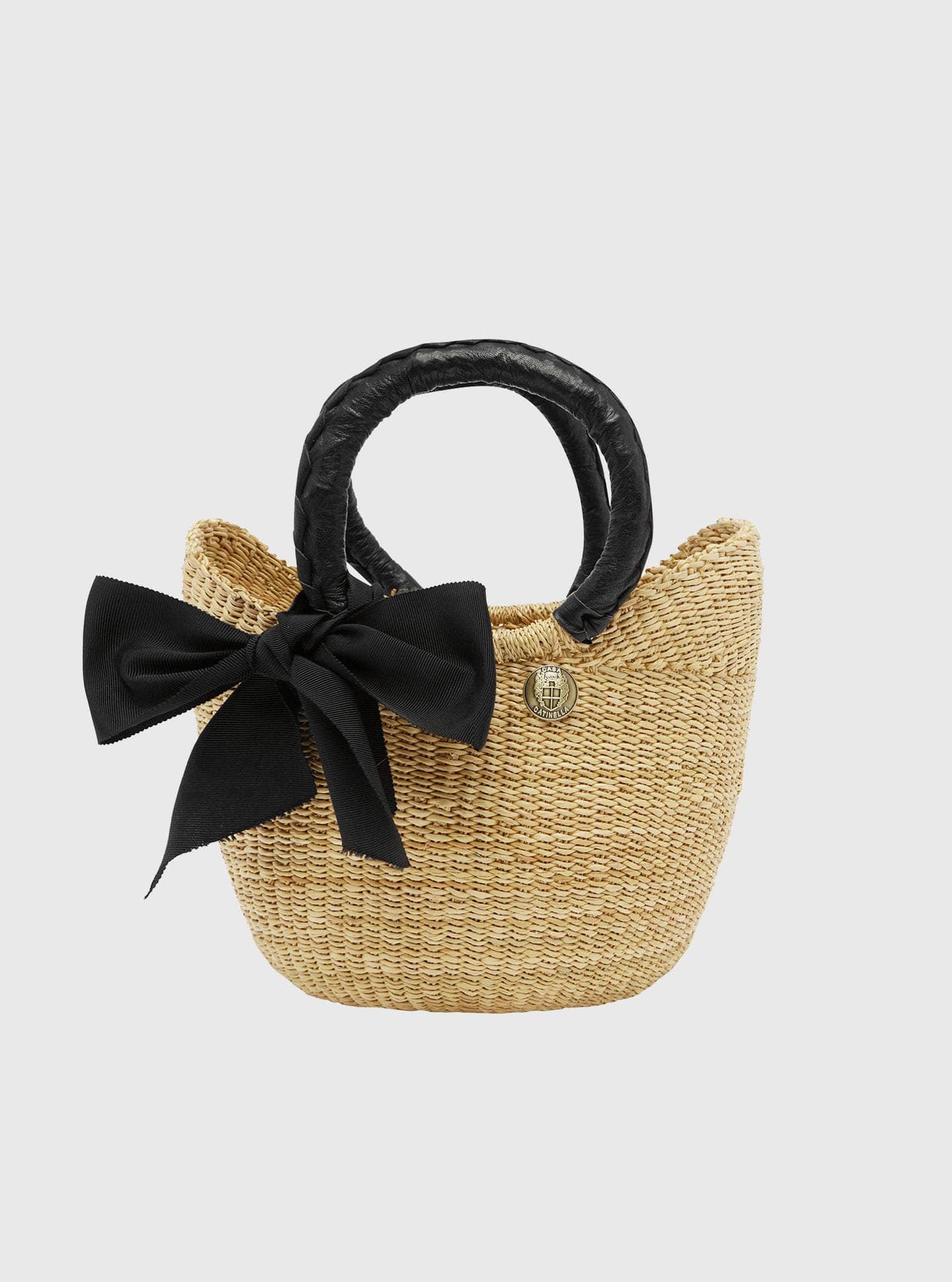 Casa Catinella Mini Basket Bag Black - RIISE