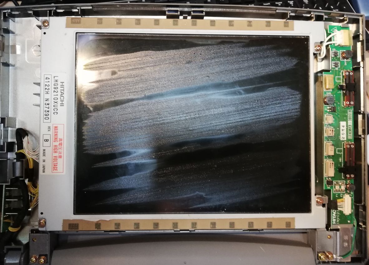 PC-9821Ndの液晶偏光フィルムを交換する: blogの辺境 ～目指せblogの一