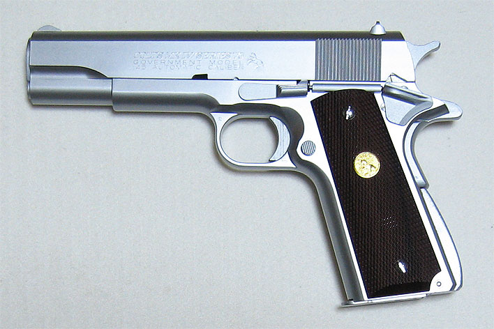 WA／コルト・ガバメント マークIVシリーズ70オールシルバー｜RIKSGUNS