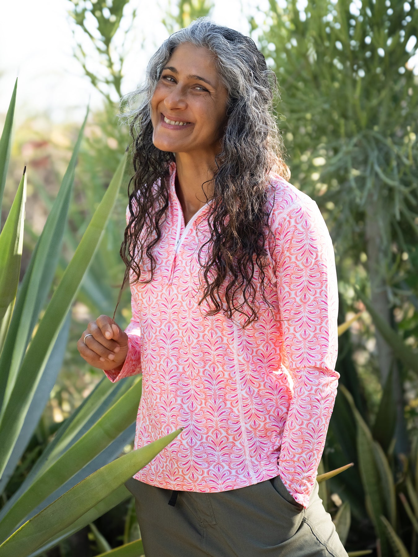 Shell Coral | Half Zip – RipSkirt Hawaii