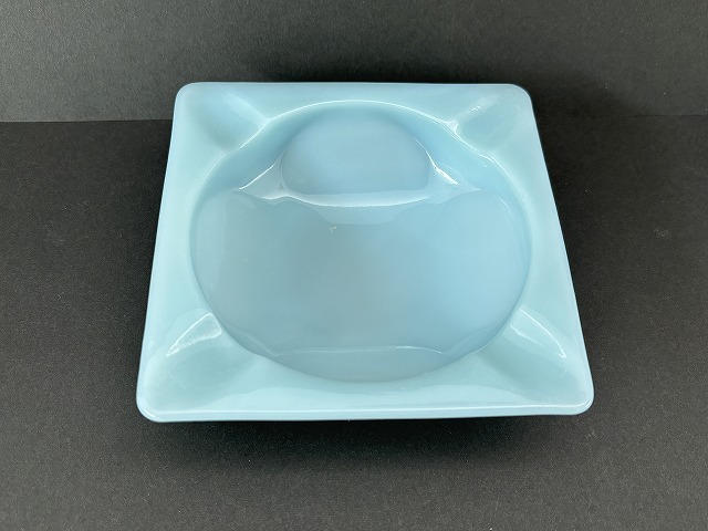 ファイヤーキング ターコイズブルー スクエア アシュトレイ Mサイズ