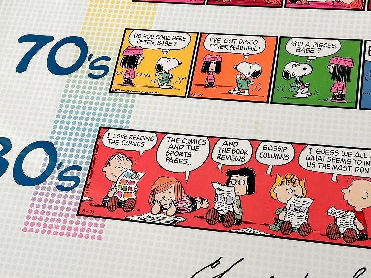70'sヴィンテージポスタースヌーピーsnoopy ピーナッツ
