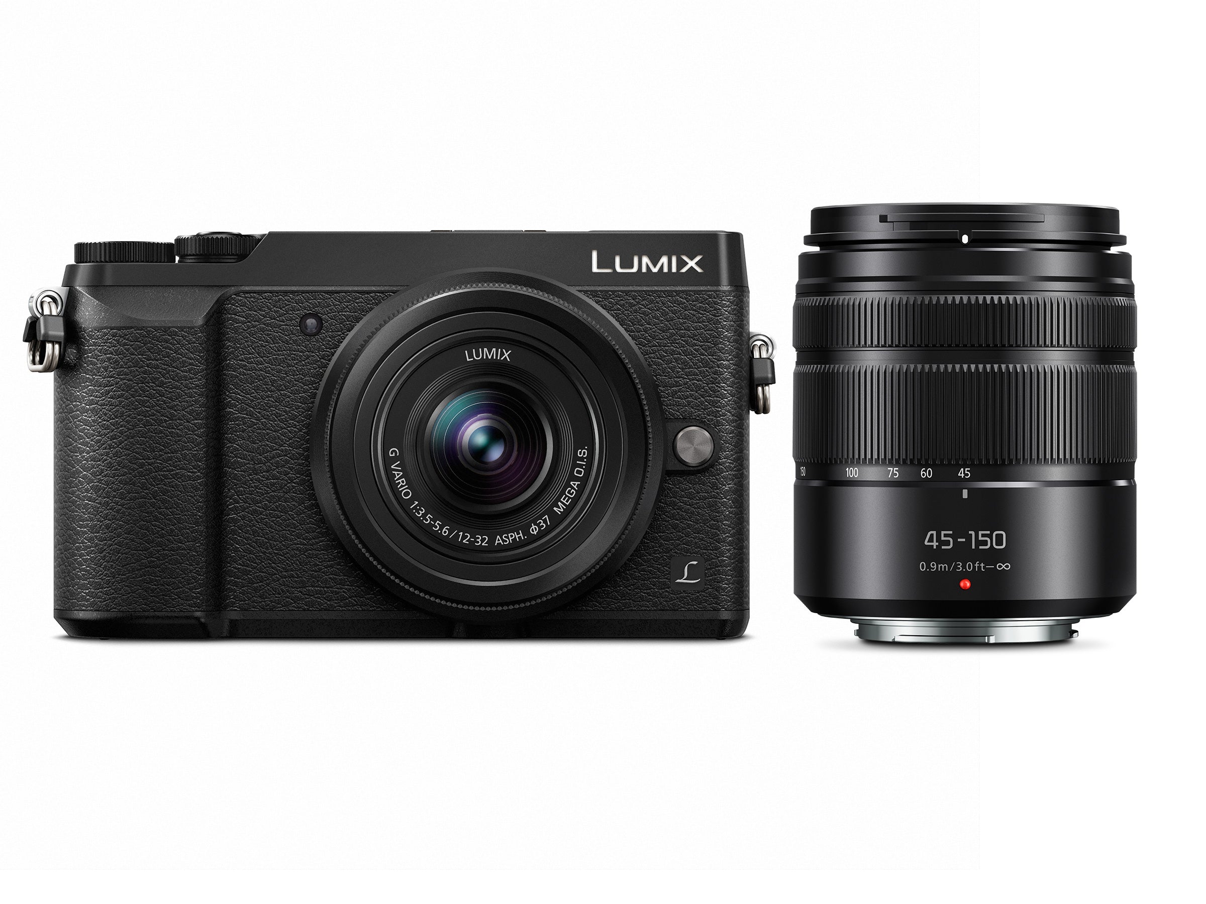 Panasonic LUMIX GX85 Camera with 12-32mm and 45-150mm Lenses