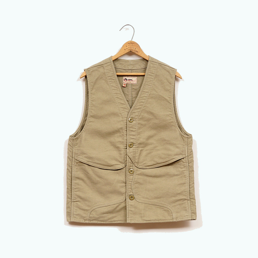 Nigel Cabourn Lybro Green Moleskin Work Vest – Rivet Clothing Store