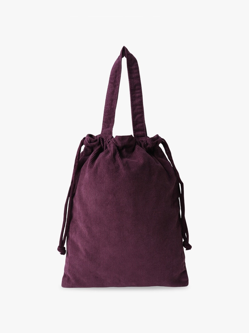 コーデュロイ 2ウェイ ドローストリング トート（S）｜Ron Herman(ロン