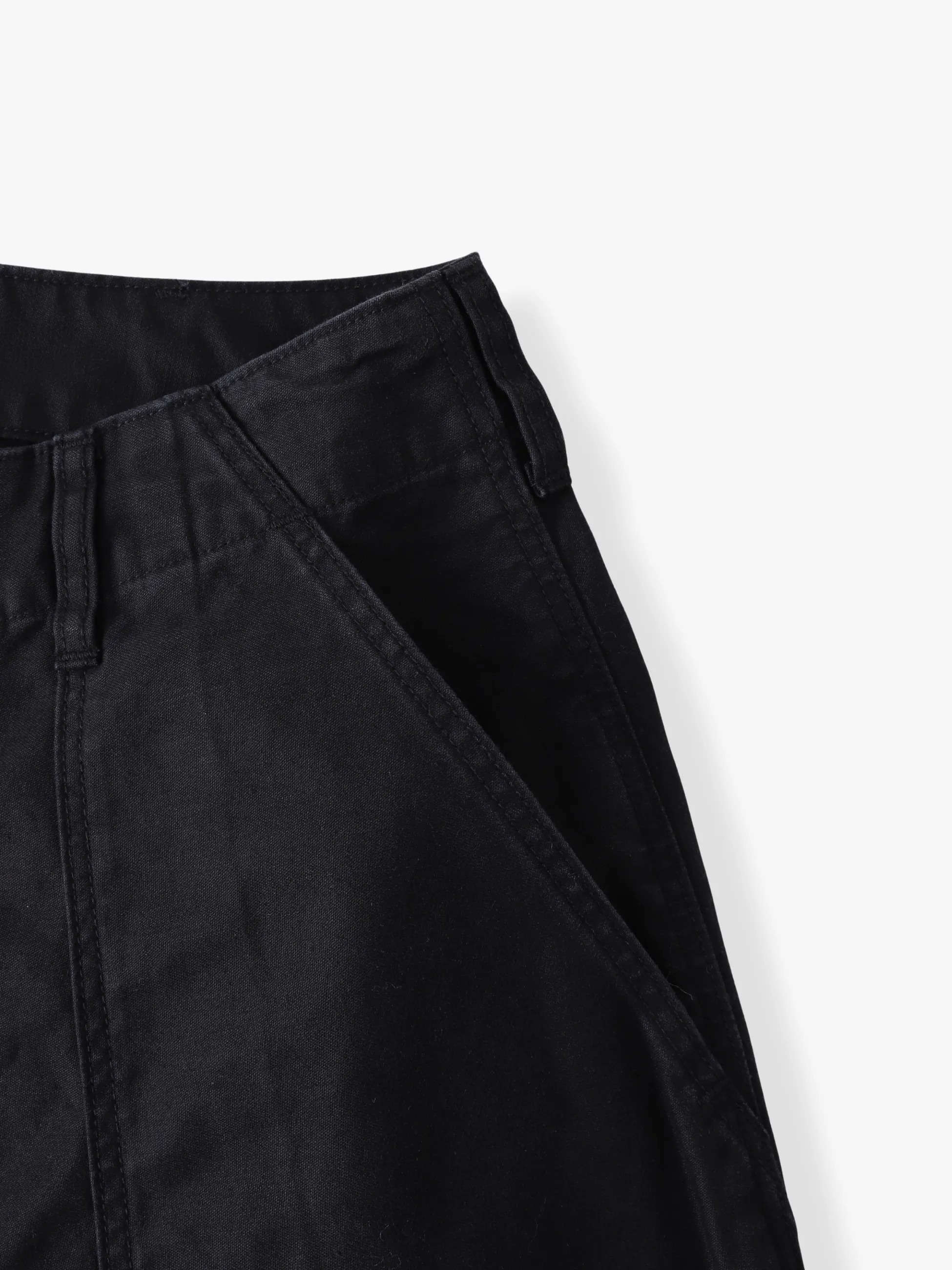 ワイド ミリタリー パンツ（ブラック/ホワイト）｜RHC(アールエイチ