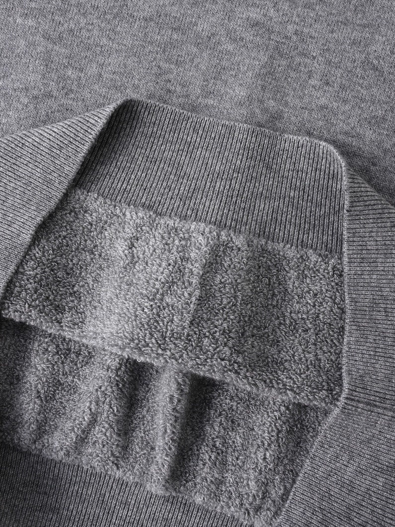 カシミア シルク パイルライニング ニットプルオーバー｜Ron Herman