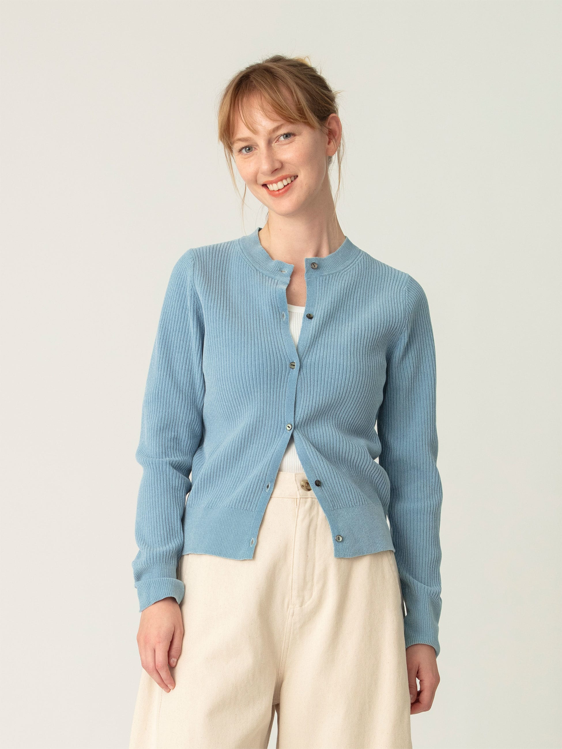 モールヤーン リブ ニット カーディガン｜RHC(アールエイチシー)｜Ron