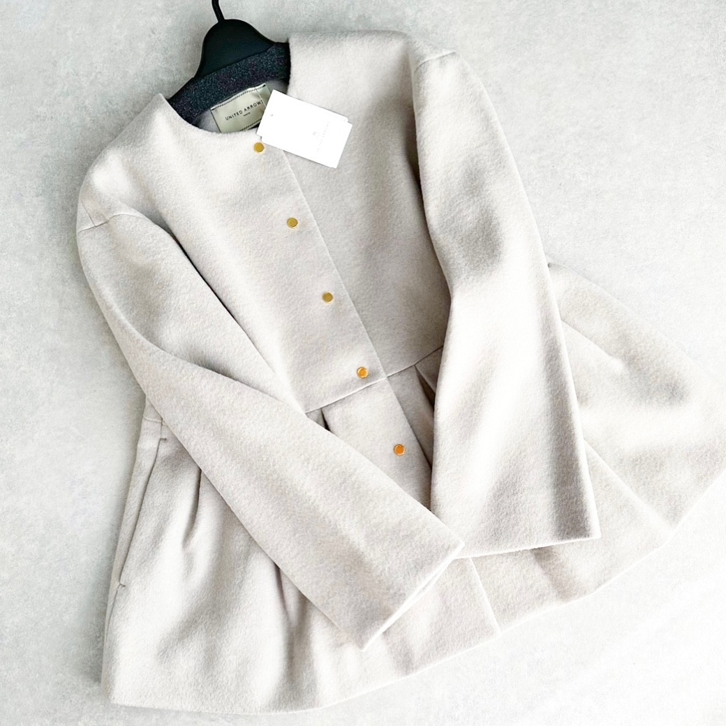 SALE／30%OFF】ペプラム ショート コート UNITED ARROWS ユナイテッド