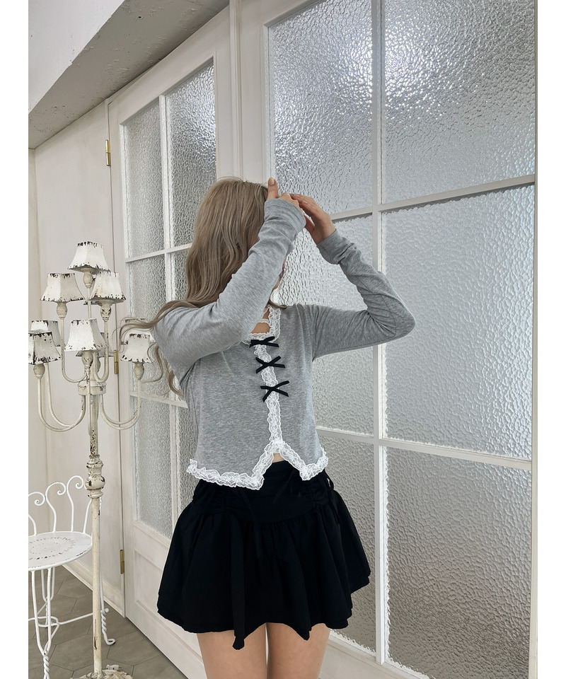 レースクロストップス｜MORE self LOVE モアセルフラブ 商品詳細