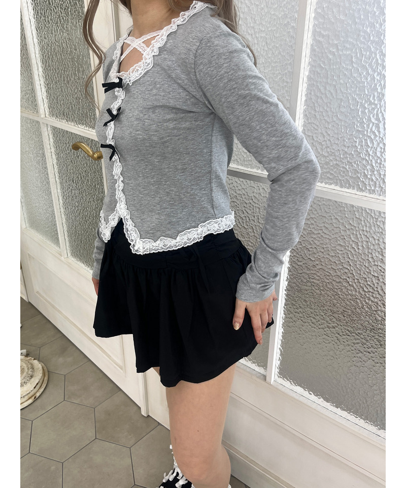 レースクロストップス｜MORE self LOVE モアセルフラブ 商品詳細