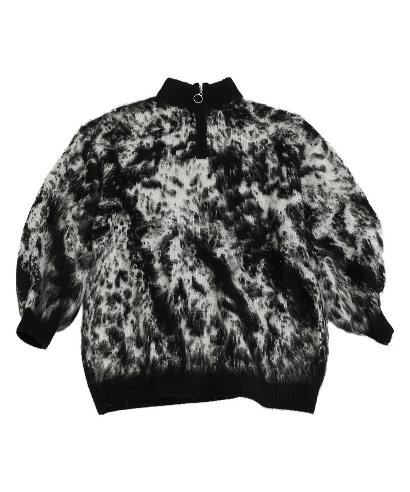 ハーフZIPオーバーニット｜SPIRALGIRL スパイラルガール 商品詳細