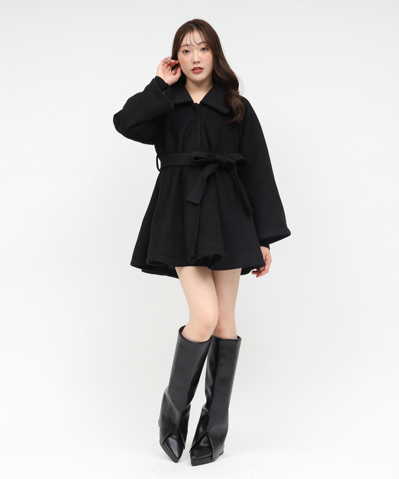 ファー付ポンチョ風コート｜ROYAL PARTY ロイヤルパーティー 商品詳細