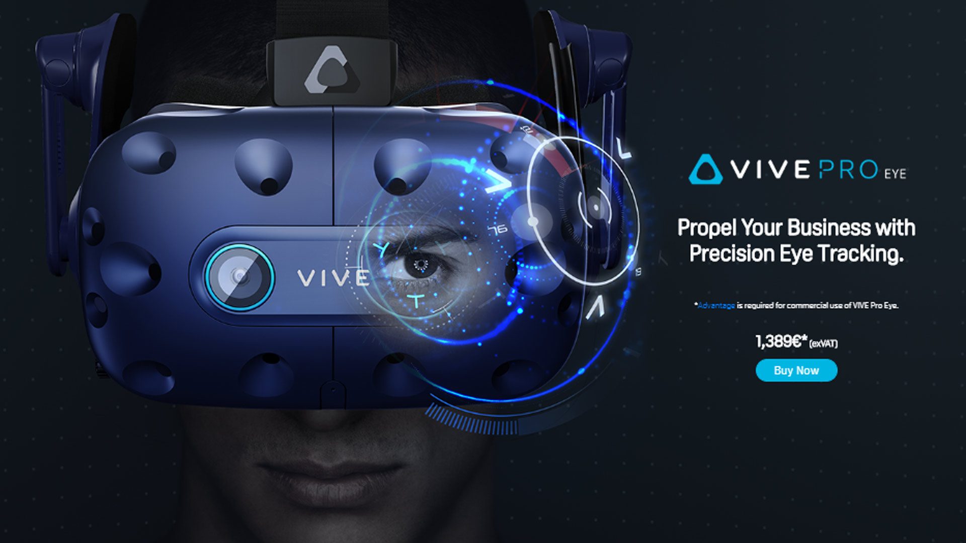 Vive Pro Eye Now Available in Europe, Starting at €1,700