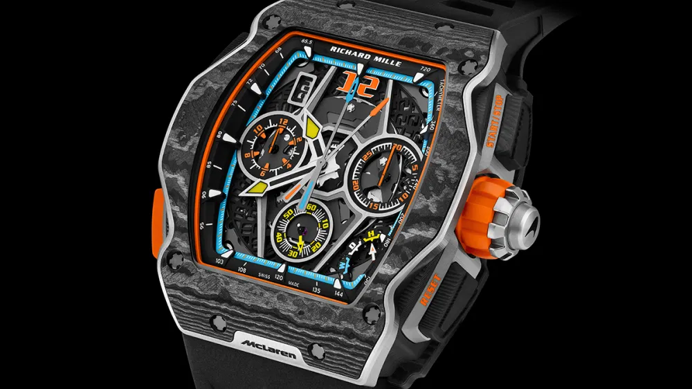 Richard Mille Unveiled a Sleek Watch Inspired by McLaren's New