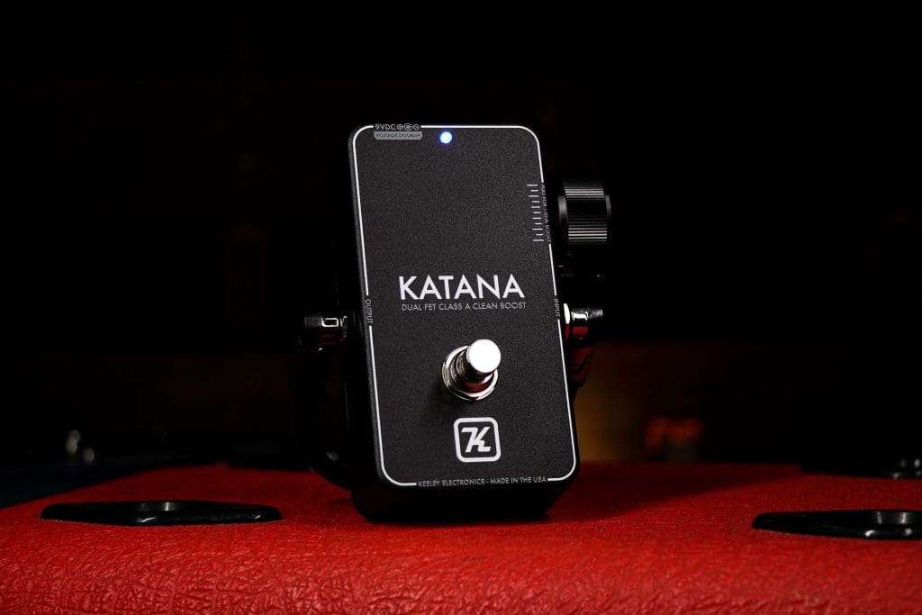 NEW Katana Clean Boost - Black - Keeley Electronics Guitar Effects