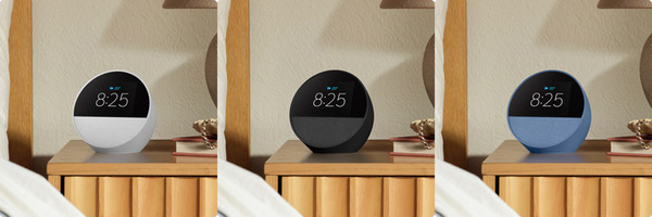 Amazon、Alexa搭載の2024年版「Echo Spot」を発表 スマートアラーム