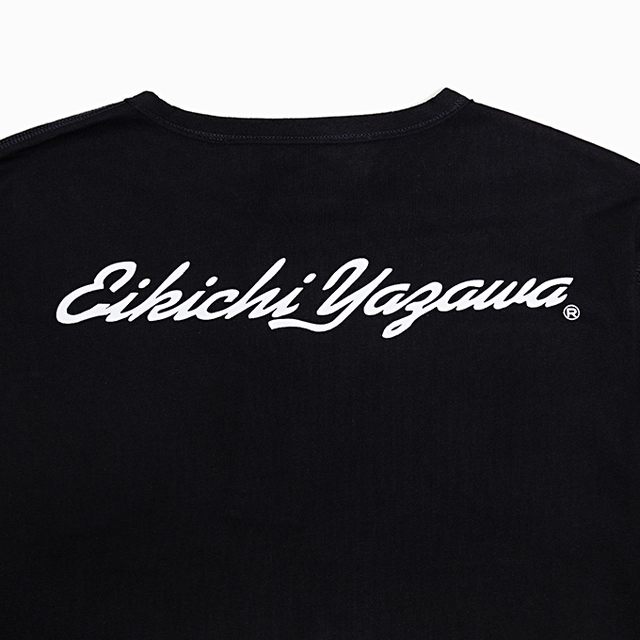 長袖ボタンTシャツ(YAZAWA)ブラック｜DIAMOND MOON通信販売｜矢沢永吉