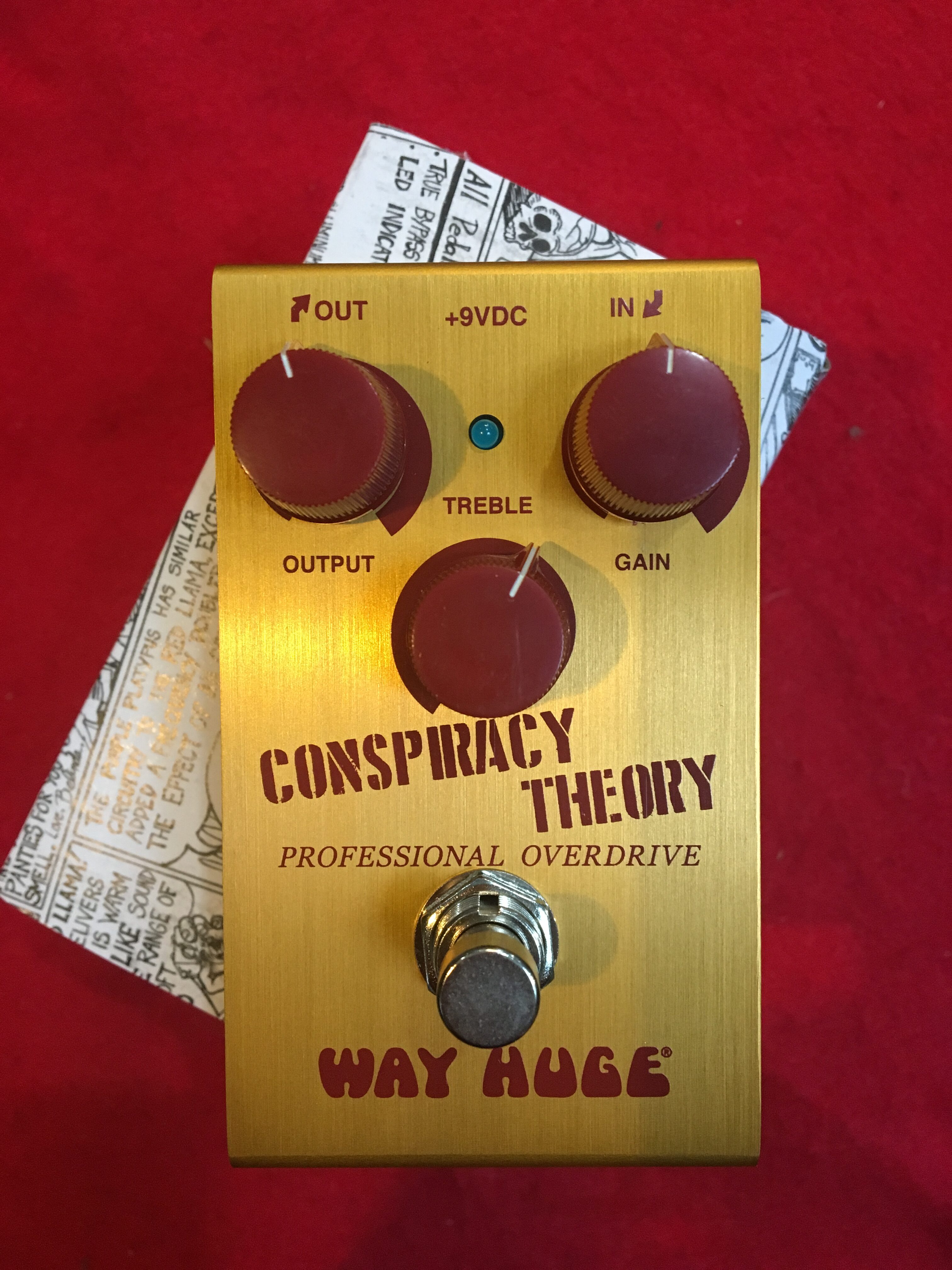Way Huge Conspiracy Theory Professional Overdrive effect pedal