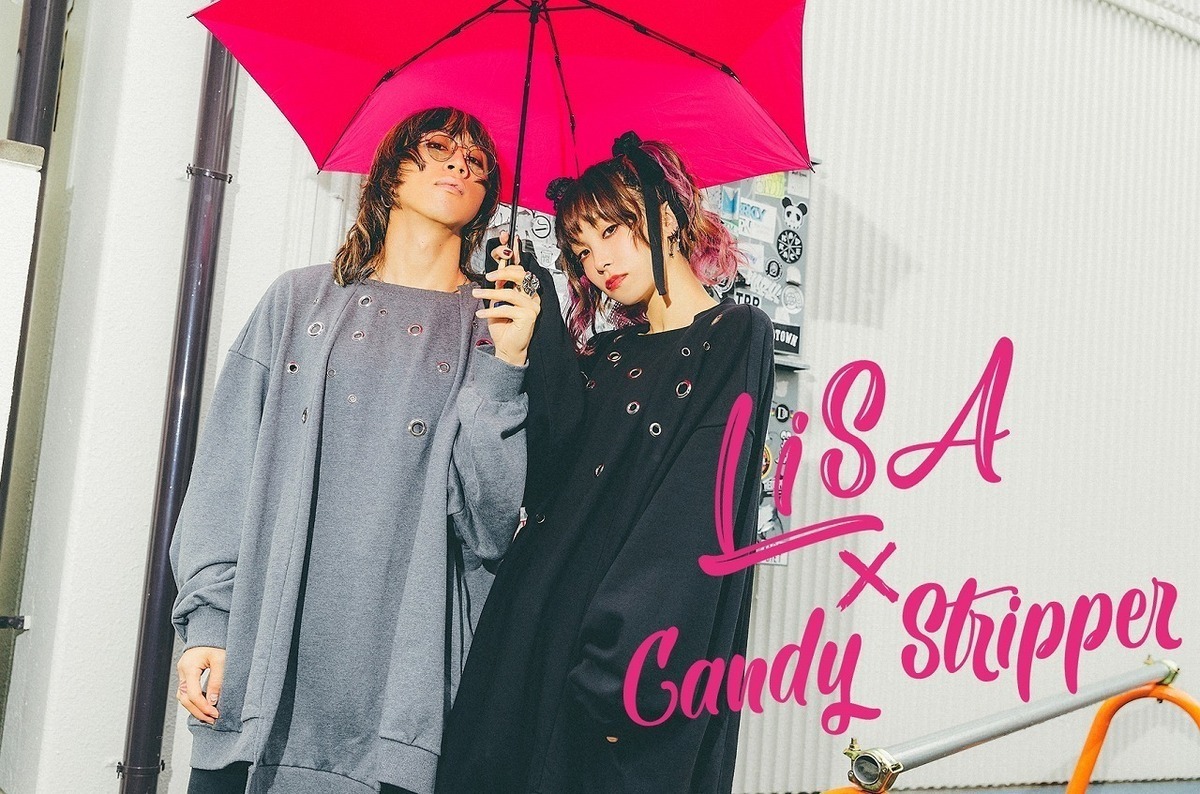 LiSAがCandy Stripperとコラボ。SUPER BEAVER渋谷もビジュアルに登場