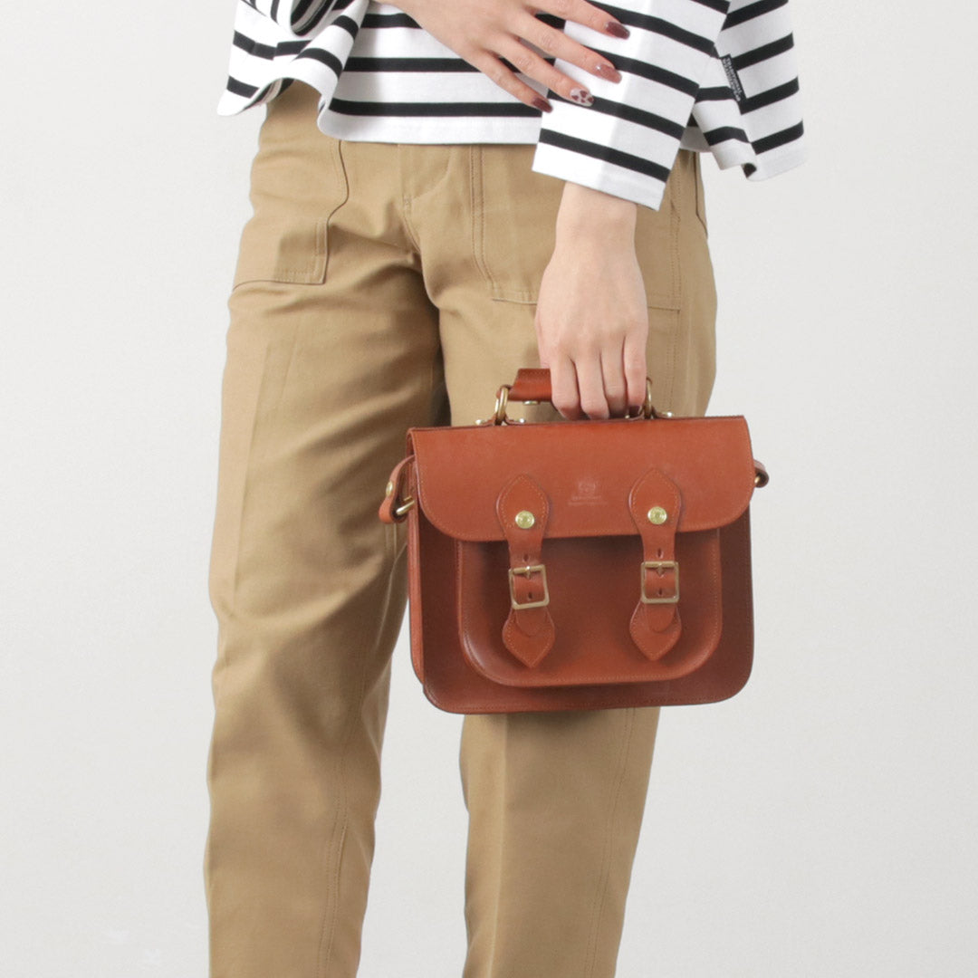 正規品】GLENROYAL（グレンロイヤル） サッチェル バッグ 9インチ