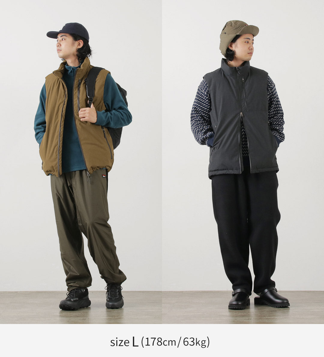 50％OFF】NANGA（ナンガ） 別注 HINOC ヒノック スタンドダウンベスト