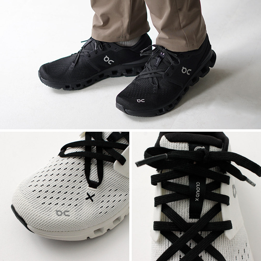 ON（オン） クラウド X 4 / メンズ スニーカー シューズ 靴 軽量 THE