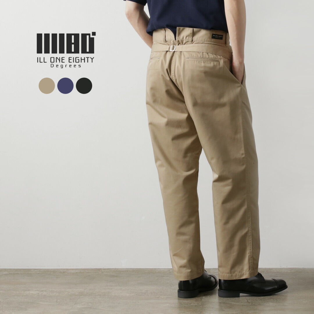 ILL ONE EIGHTY（イルワンエイティー） ソリッド ビーバップ パンツ
