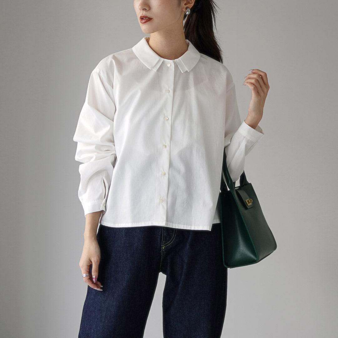 mizuiro ind（ミズイロインド） ダブルカラー シャツ / レディース