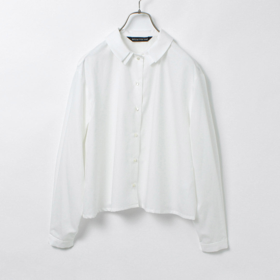 mizuiro ind（ミズイロインド） ダブルカラー シャツ / レディース