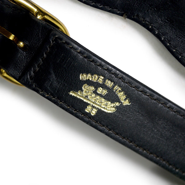 OLD Gucci 80s!GG金具バケツ型ショルダー（黒） – Vintage Shop Rococo